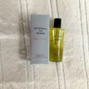 Mitchell and Peach English Leaf Body Oil.